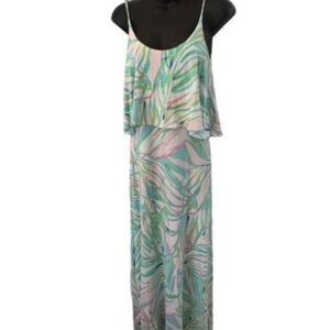 Tropical Print Lily Pulitzer Maxi Dress